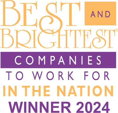 Best and Brightest Companies to work for in the nation. Winner 2024
